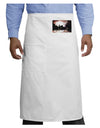 Nighttime Flamingos Adult Bistro Apron-Bistro Apron-TooLoud-White-One-Size-Adult-Davson Sales