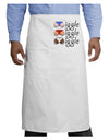 Wiggle Wiggle Wiggle - Twerk Color Adult Bistro Apron-Bistro Apron-TooLoud-White-One-Size-Adult-Davson Sales