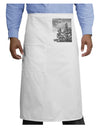 I Want to Believe - UFO Adult Bistro Apron by TooLoud-Bistro Apron-TooLoud-White-One-Size-Adult-Davson Sales