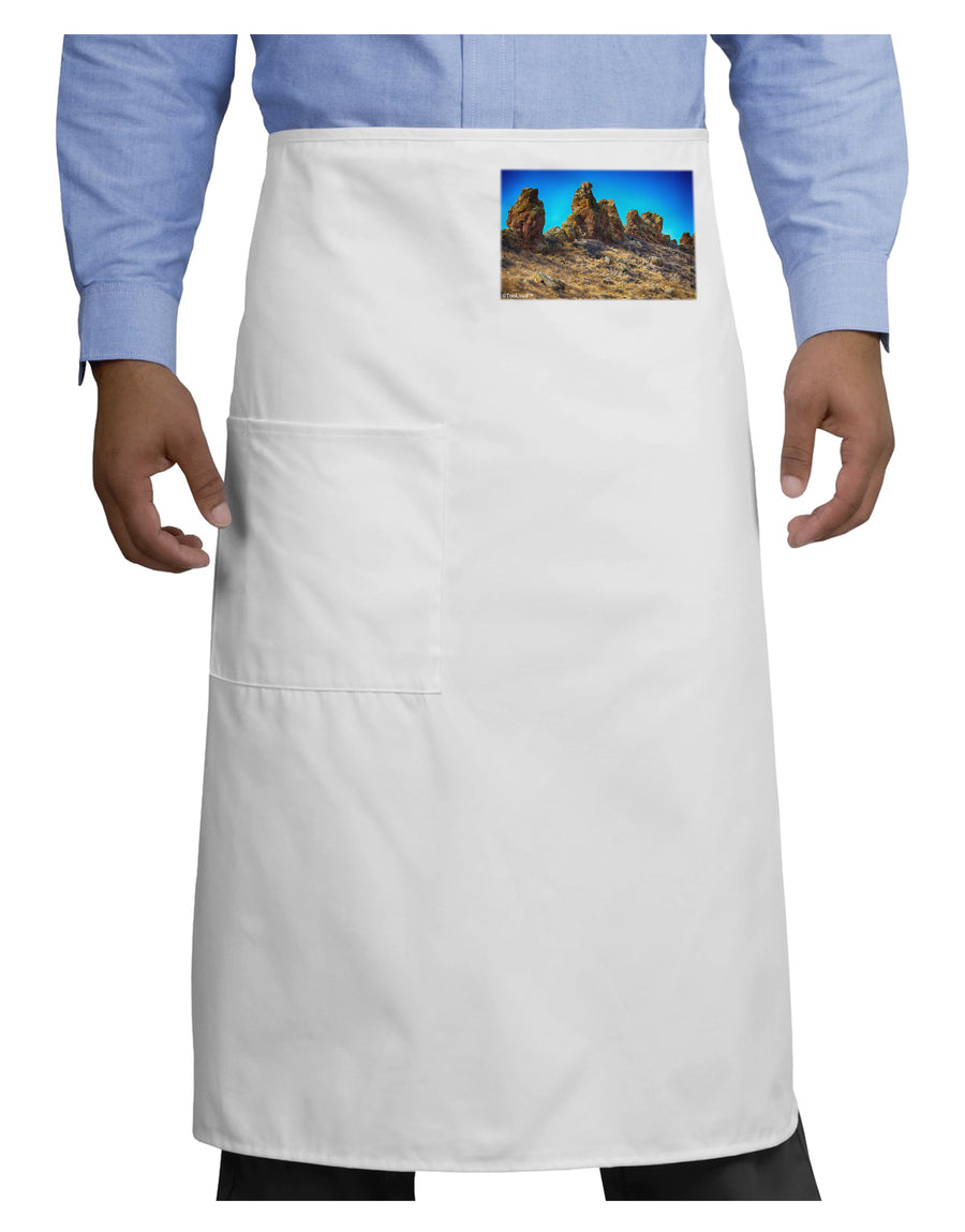 Crags in Colorado Adult Bistro Apron by TooLoud-Bistro Apron-TooLoud-White-One-Size-Adult-Davson Sales