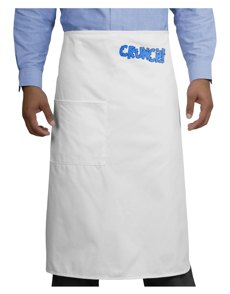 Onomatopoeia CRUNCH Adult Bistro Apron-Bistro Apron-TooLoud-White-One-Size-Adult-Davson Sales