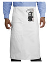 Cute Grim Reaper - Halloween Adult Bistro Apron-Bistro Apron-TooLoud-White-One-Size-Adult-Davson Sales