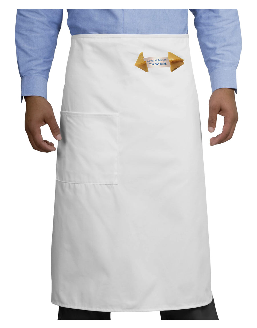 Sarcastic Fortune Cookie Adult Bistro Apron-Bistro Apron-TooLoud-White-One-Size-Adult-Davson Sales