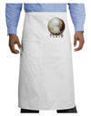 Planet Pluto Text Adult Bistro Apron-Bistro Apron-TooLoud-White-One-Size-Adult-Davson Sales