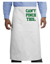 Can't Pinch This - St. Patrick's Day Adult Bistro Apron by TooLoud-Bistro Apron-TooLoud-White-One-Size-Adult-Davson Sales