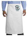 Cancer Symbol Adult Bistro Apron-Bistro Apron-TooLoud-White-One-Size-Adult-Davson Sales