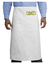 Double Infinity Gold Adult Bistro Apron-Bistro Apron-TooLoud-White-One-Size-Adult-Davson Sales