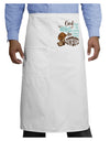 God put Angels on Earth and called them Cowboys Adult Bistro Apron-Bistro Apron-TooLoud-White-One-Size-Adult-Davson Sales