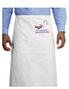 America Unicorn Adult Bistro Apron-Bistro Apron-TooLoud-White-One-Size-Adult-Davson Sales