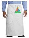 Four Main Food Groups of an Elf - Christmas Adult Bistro Apron-Bistro Apron-TooLoud-White-One-Size-Adult-Davson Sales