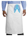 Human Blue Skeleton Bones Ribcage Adult Bistro Apron-Bistro Apron-TooLoud-White-One-Size-Adult-Davson Sales