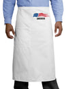 America Flag Adult Bistro Apron-Bistro Apron-TooLoud-White-One-Size-Adult-Davson Sales