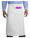 THOT Artistic Text Adult Bistro Apron-Bistro Apron-TooLoud-White-One-Size-Adult-Davson Sales