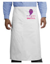 BOOtiful Ghost Purple Adult Bistro Apron-Bistro Apron-TooLoud-White-One-Size-Adult-Davson Sales