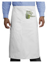 Don't Worry Be Hoppy Adult Bistro Apron-Bistro Apron-TooLoud-White-One-Size-Adult-Davson Sales