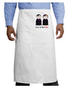 Love at First Bite Vampire Couple Halloween Adult Bistro Apron-Bistro Apron-TooLoud-White-One-Size-Adult-Davson Sales