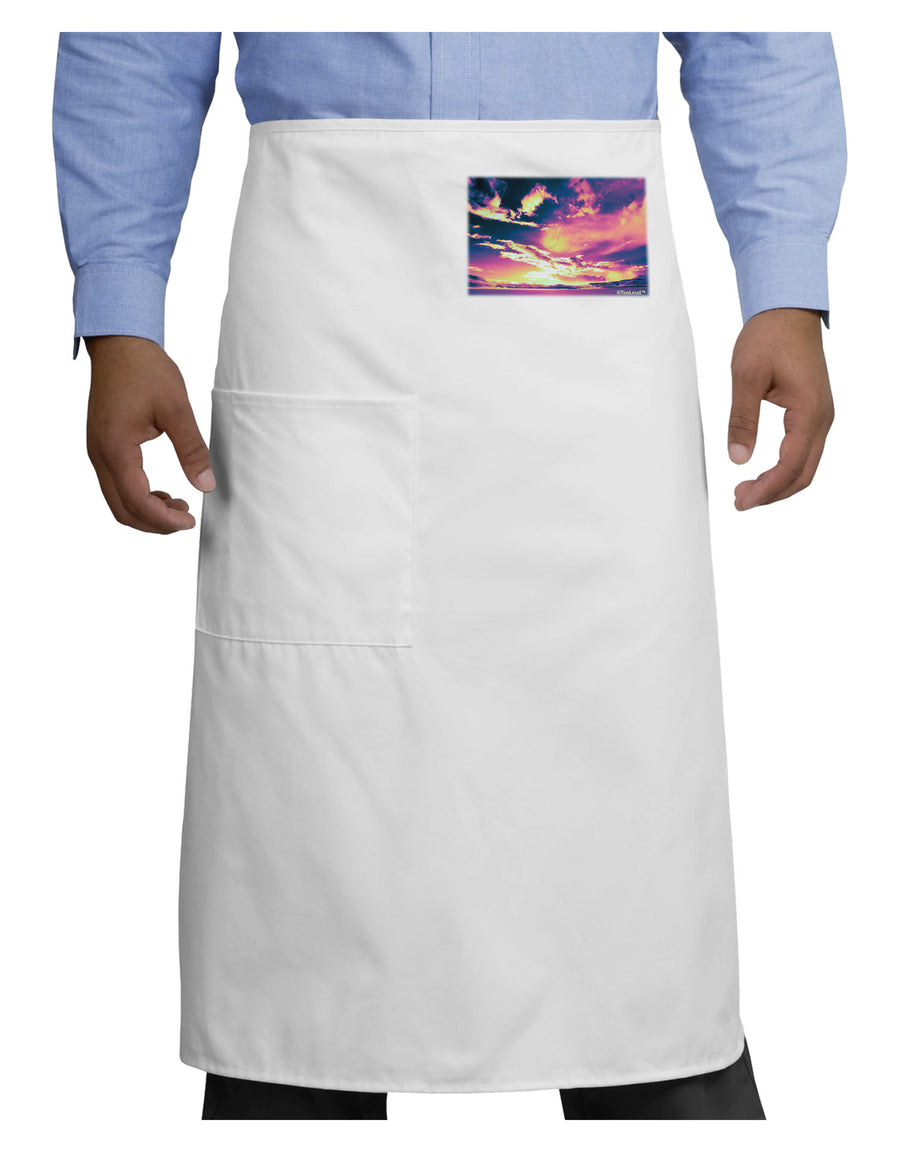 Blue Mesa Reservoir Surreal Adult Bistro Apron-Bistro Apron-TooLoud-White-One-Size-Adult-Davson Sales