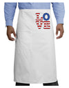 American Love Design Adult Bistro Apron by TooLoud-Bistro Apron-TooLoud-White-One-Size-Adult-Davson Sales