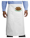 Football Turkey Happy Thanksgiving Adult Bistro Apron-Bistro Apron-TooLoud-White-One-Size-Adult-Davson Sales