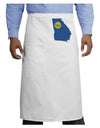 Atlanta Georgia Flag Adult Bistro Apron-Bistro Apron-TooLoud-White-One-Size-Adult-Davson Sales