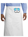 Kyu-T Face - Dewy Cool Sunglasses Adult Bistro Apron-Bistro Apron-TooLoud-White-One-Size-Adult-Davson Sales