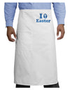 I Egg Cross Easter - Blue Glitter Adult Bistro Apron by TooLoud-Bistro Apron-TooLoud-White-One-Size-Adult-Davson Sales