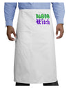 Basic Witch Color Green Adult Bistro Apron-Bistro Apron-TooLoud-White-One-Size-Adult-Davson Sales