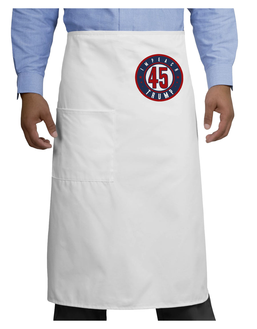 Impeach Trump Adult Bistro Apron by TooLoud-TooLoud-White-One-Size-Adult-Davson Sales