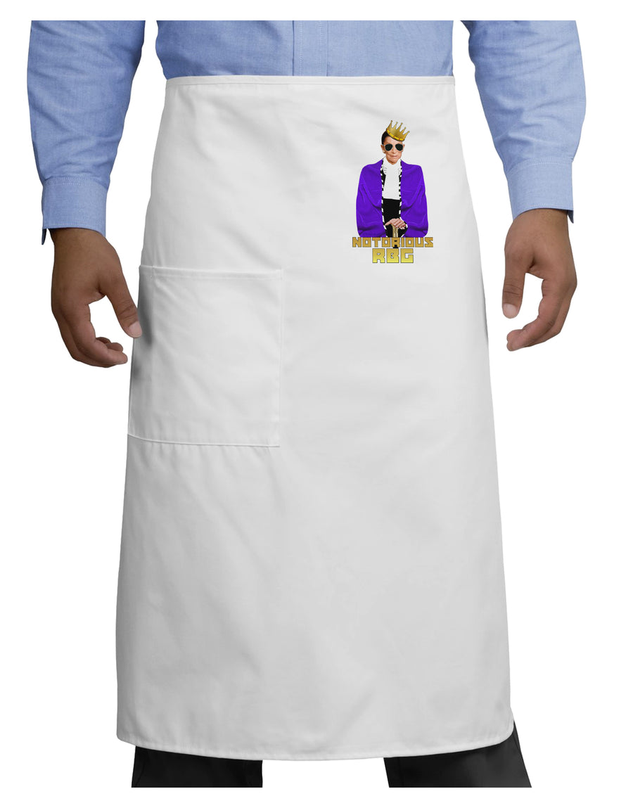 Notorious RBG Adult Bistro Apron by TooLoud-Bib Apron-TooLoud-White-One-Size-Adult-Davson Sales