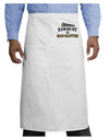 Sawdust is Man Glitter Adult Bistro Apron by TooLoud-Bistro Apron-TooLoud-White-One-Size-Adult-Davson Sales