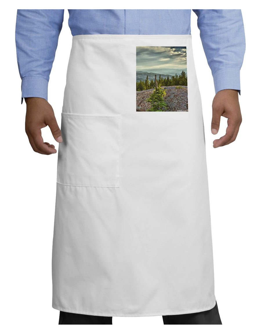 Nature Photography - Pine Kingdom Adult Bistro Apron by-Bistro Apron-TooLoud-White-One-Size-Adult-Davson Sales