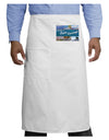 Welcome to Palm Springs Collage Adult Bistro Apron-Bistro Apron-TooLoud-White-One-Size-Adult-Davson Sales