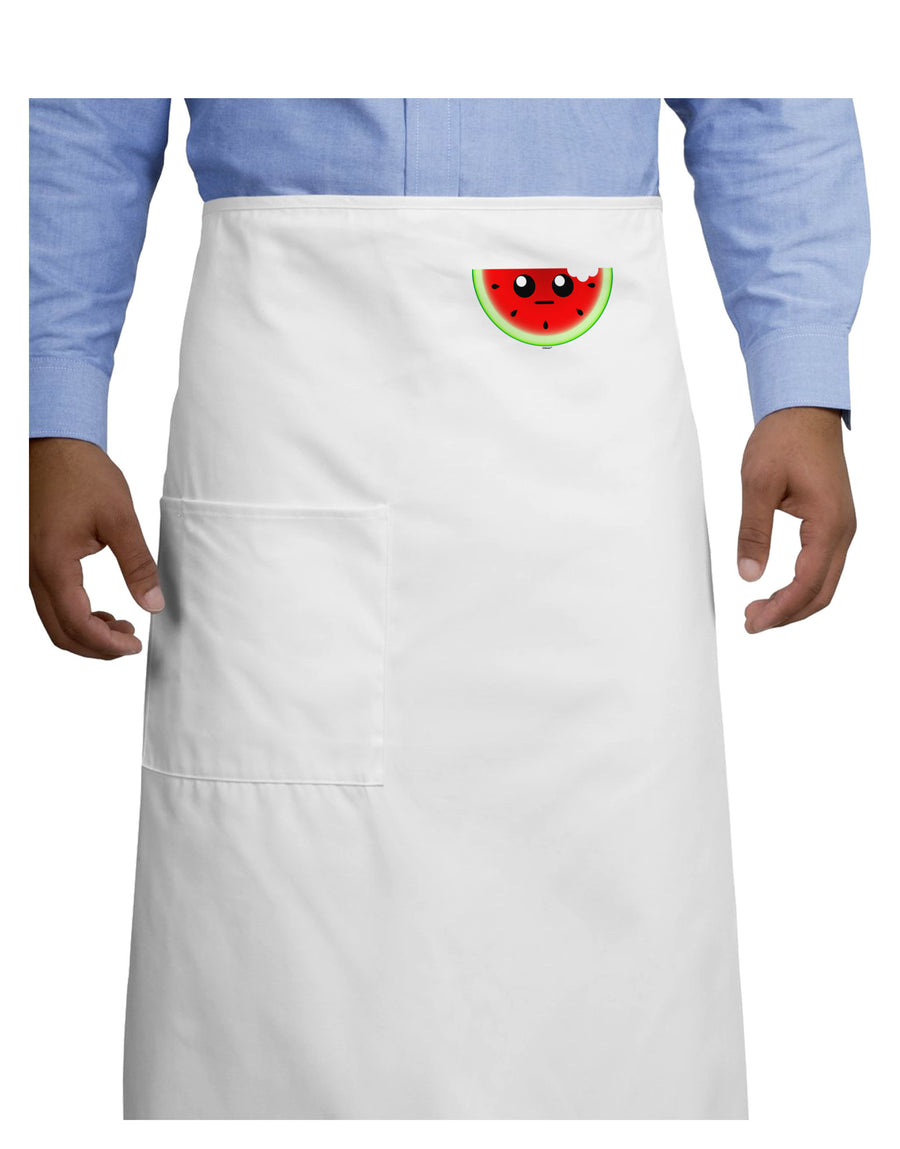 Unimpressed Watermelon Adult Bistro Apron-Bistro Apron-TooLoud-White-One-Size-Adult-Davson Sales