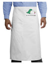 My T-Rex Ate Your Stick Family - Color Adult Bistro Apron by TooLoud-Bistro Apron-TooLoud-White-One-Size-Adult-Davson Sales