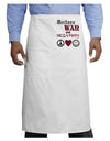 Declare War on Negativity Adult Bistro Apron by-Bistro Apron-TooLoud-White-One-Size-Adult-Davson Sales