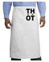 THOT Too Hot Adult Bistro Apron-Bistro Apron-TooLoud-White-One-Size-Adult-Davson Sales