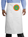 Psychedelic Peace Adult Bistro Apron-Bistro Apron-TooLoud-White-One-Size-Adult-Davson Sales