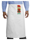 Cute Christmas Elf Girl Adult Bistro Apron-Bistro Apron-TooLoud-White-One-Size-Adult-Davson Sales