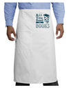 All You Need Is Books Adult Bistro Apron-Bistro Apron-TooLoud-White-One-Size-Adult-Davson Sales