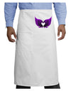 Cute Dark Angel Wings Black and Purple Heart Adult Bistro Apron-Bistro Apron-TooLoud-White-One-Size-Adult-Davson Sales