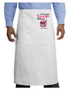 TooLoud You Can't Shop With Us Adult Bistro Apron-Bistro Apron-TooLoud-White-One-Size-Adult-Davson Sales