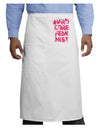 Hardcore Feminist - Pink Adult Bistro Apron-Bistro Apron-TooLoud-White-One-Size-Adult-Davson Sales