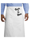 Boats and Hoes Adult Bistro Apron-Bistro Apron-TooLoud-White-One-Size-Adult-Davson Sales