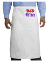 Bad Witch Color Red Adult Bistro Apron-Bistro Apron-TooLoud-White-One-Size-Adult-Davson Sales