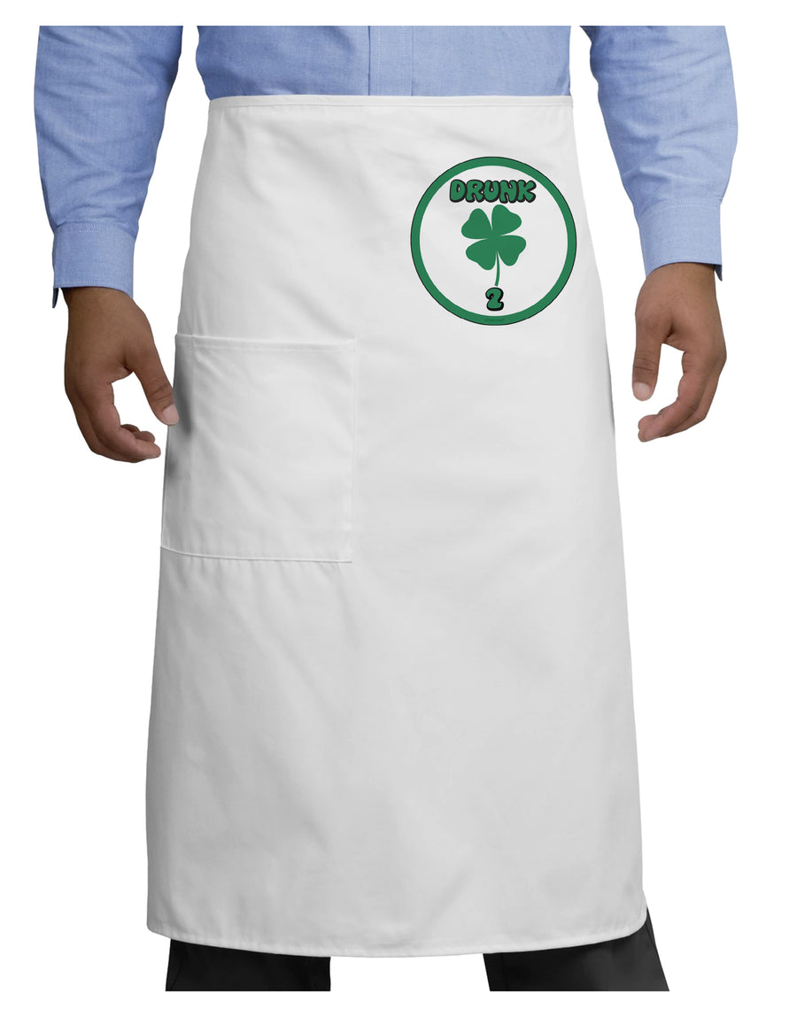 Drunk 2 Funny Adult Bistro Apron by TooLoud-Bib Apron-TooLoud-White-One-Size-Adult-Davson Sales