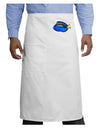 Blue Tang Fish Adult Bistro Apron-Bistro Apron-TooLoud-White-One-Size-Adult-Davson Sales