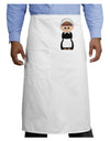 Cute Pilgrim Girl Thanksgiving Adult Bistro Apron-Bistro Apron-TooLoud-White-One-Size-Adult-Davson Sales