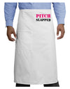 Pitch Slapped - Pink Adult Bistro Apron-Bistro Apron-TooLoud-White-One-Size-Adult-Davson Sales