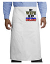 My Wife is My Hero - Armed Forces Adult Bistro Apron by TooLoud-Bistro Apron-TooLoud-White-One-Size-Adult-Davson Sales