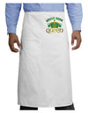 Green Beer Queen Adult Bistro Apron-Bistro Apron-TooLoud-White-One-Size-Adult-Davson Sales